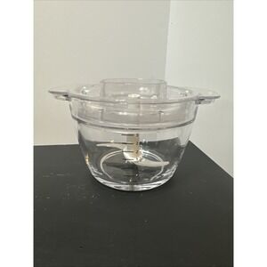 Oster 3-Cup Mini Food Chopper Glass Bowl And Blade with Plastic Lid